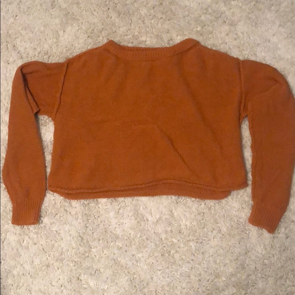 Orange sweater